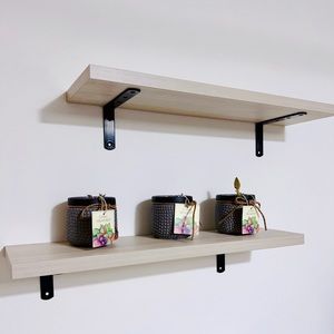 Set Of 2 Wall Shelves/Floating Shelves/Plants Shelves/ Kitchen/Photos Shelves